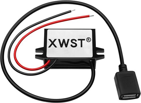 DC DC 8-85V to 5V USB converter 12V 24V 36V 48V 60V 72V to 5V 3A 15W with Dual USB output power Adapter converter Voltage Buck Regulator,Step-down Module,Waterproof Transformer in Saudi Arabia