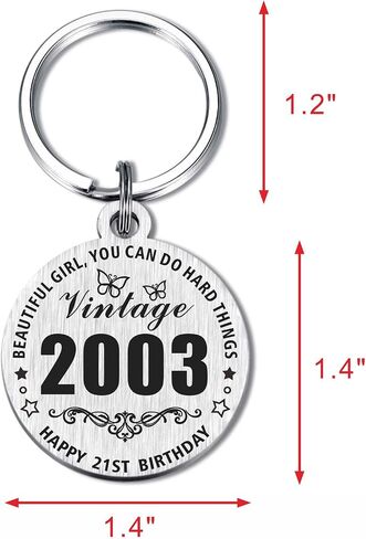 Resdink 16th Birthday Gifts for Girls boys - 2024 Keychain for 16 Years old Women Men Birthday Present, Happy 16th Bady Key Chain in Saudi Arabia