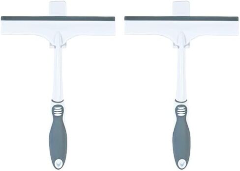 Better Living Products B.Smart Shower Squeegee with Storage Hook, 7, White and Grey in Saudi Arabia
