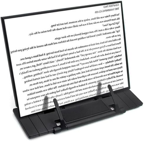 حامل كتب مستندات سطح المكتب من Barelove، مجموعة مكونة من 2 حامل معدني قابل للطي لكتاب القراءة مع 7 أوضاع قابلة للتعديل ودليل خط ومشبك صفحة ورق، رائع لكتابة الكمبيوتر اللوحي للكلام in Saudi Arabia
