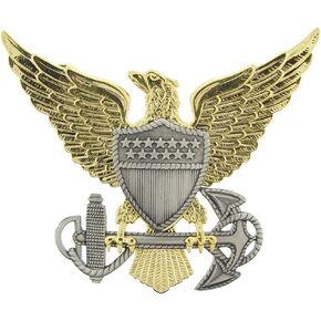 United States Coast Guard USCG Officer Large 1.75" Lapel Pin