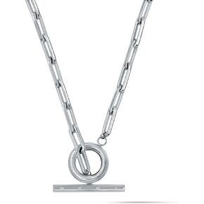 MVMT Women's Cable Chain Necklace | Stainless Steel, Toggle Closure