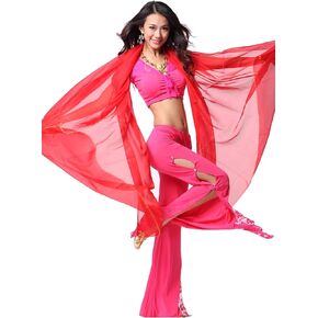 ZLTdream Women's Belly Dance Chiffon Scarf