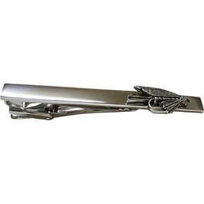 Small Fly Fishing Fisherman Square Tie Clip