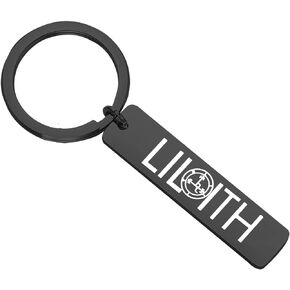 Lywjyb Birdgot Sigil of Lilith Keychain Witchy Gifts Mythology Jewelry for Men Women