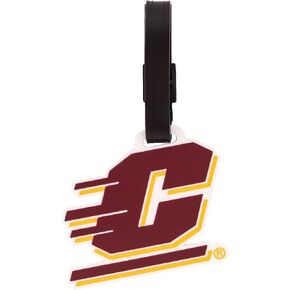Central Michigan University Luggage Tag CMU Chippewas Tags Bag (PVC Luggage Tag - Design A)
