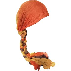 Pre Tied Braid Head Wrap Scarf for Women Chemo Headwear Beanie Cap Cancer Hat