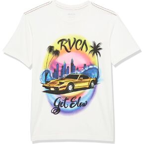 RVCA Boys' Fall Short Sleeve Standard Graphic Tee Shirt