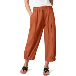 Women's Capri Yoga Pants Loose Soft Workout Causal Lounge Pants Pockets