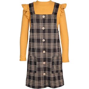 Bonnie Jean Girls 4-16 Textured Top Knit Jumper Dress