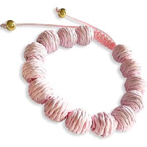 Fiklon Rattan Woven Bracelet for Women Boho Strand Bracelets Handmade Raffia Bracelets Adjustable Wrist Summer Jewelry