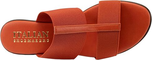 صانعو الأحذية الإيطاليون Sadey قماش مرن على شكل حرف H صنادل ويدج للنساء ليوبارد 6 in Kuwait