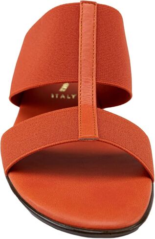 صانعو الأحذية الإيطاليون Sadey قماش مرن على شكل حرف H صنادل ويدج للنساء ليوبارد 6 in Kuwait