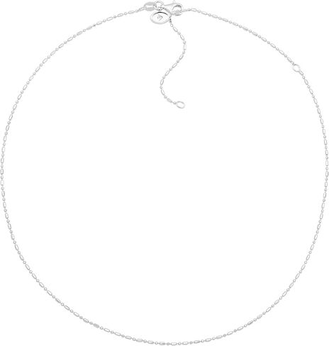 Silpada 'Dash & Dot' Charm Chain Necklace in Polished Sterling Silver in Saudi Arabia