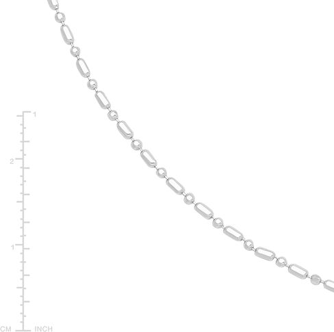 Silpada 'Dash & Dot' Charm Chain Necklace in Polished Sterling Silver in Saudi Arabia