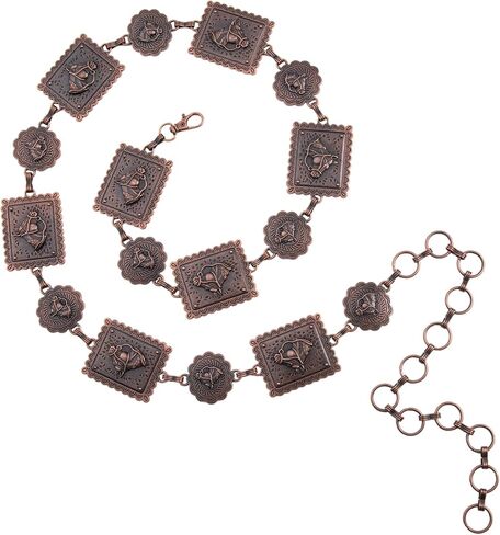 Montana West x Wrangler Jewelry Western Concho Belts for Women Cowgirl in Saudi Arabia
