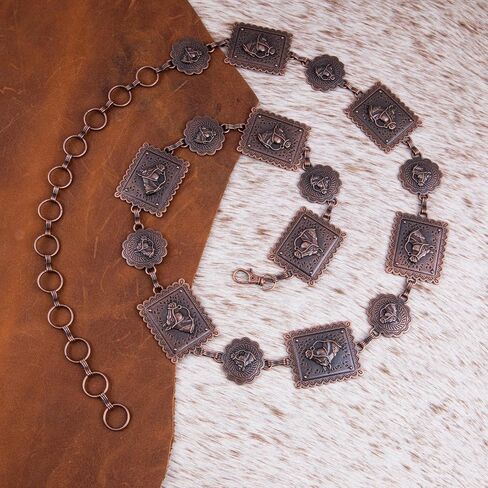 Montana West x Wrangler Jewelry Western Concho Belts for Women Cowgirl in Saudi Arabia