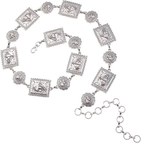 Montana West x Wrangler Jewelry Western Concho Belts for Women Cowgirl in Saudi Arabia