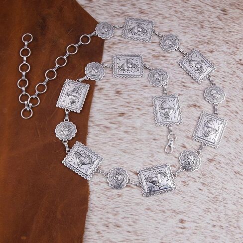 Montana West x Wrangler Jewelry Western Concho Belts for Women Cowgirl in Saudi Arabia