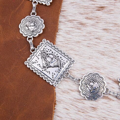Montana West x Wrangler Jewelry Western Concho Belts for Women Cowgirl in Saudi Arabia