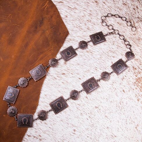 Montana West x Wrangler Jewelry Western Concho Belts for Women Cowgirl in Saudi Arabia