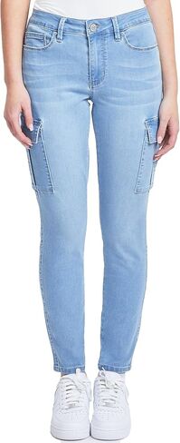 YMI Women's Hyperdenim Skinny Cargo Jeans in Saudi Arabia