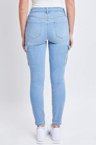 YMI Women's Hyperdenim Skinny Cargo Jeans in Saudi Arabia