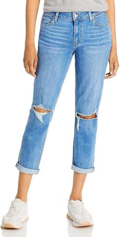 PAIGE Women's Brigitte Mid Rise Boyfriend Jeans in Saudi Arabia
