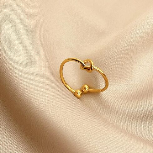 14K Gold Filled Stacking Rings for Women Teen Girls Thin Gold Dainty Cute Ring Thumb Band Rings Minimalist Jewelry Gift in Saudi Arabia