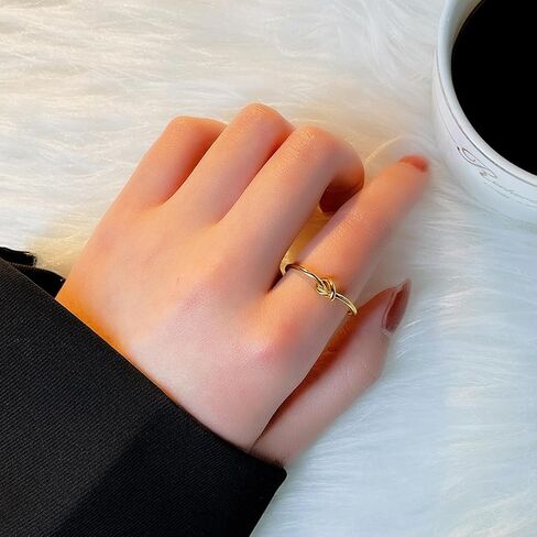 14K Gold Filled Stacking Rings for Women Teen Girls Thin Gold Dainty Cute Ring Thumb Band Rings Minimalist Jewelry Gift in Saudi Arabia