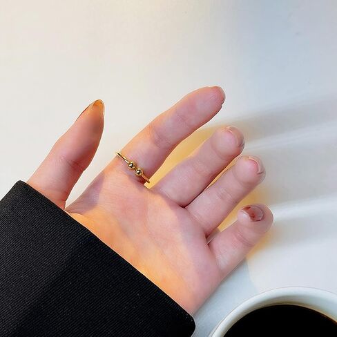 14K Gold Filled Stacking Rings for Women Teen Girls Thin Gold Dainty Cute Ring Thumb Band Rings Minimalist Jewelry Gift in Saudi Arabia