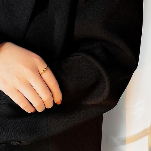 14K Gold Filled Stacking Rings for Women Teen Girls Thin Gold Dainty Cute Ring Thumb Band Rings Minimalist Jewelry Gift in Saudi Arabia