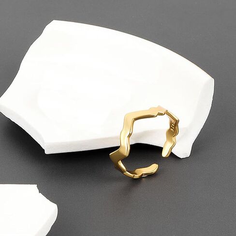 14K Gold Filled Stacking Rings for Women Teen Girls Thin Gold Dainty Cute Ring Thumb Band Rings Minimalist Jewelry Gift in Saudi Arabia