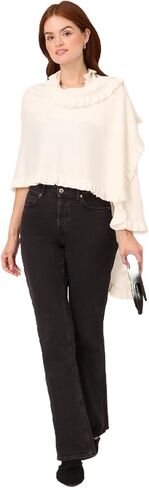 Adrianna Papell Women's Ruffled S'HUG® with Hidden Tunnel Sleeves in Saudi Arabia