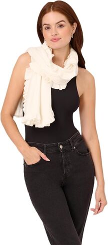 Adrianna Papell Women's Ruffled S'HUG® with Hidden Tunnel Sleeves in Saudi Arabia