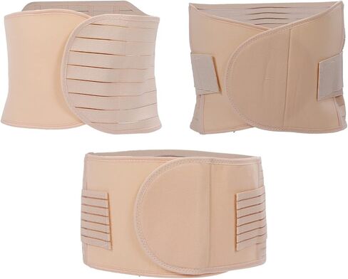 ZJchao Postpartum Belly Band, 3 in 1 Postpartum Belly Support Wrap Waist Slimming Pelvis Compression Girdles Shapewear Belt for Postnatal Maternity in Saudi Arabia