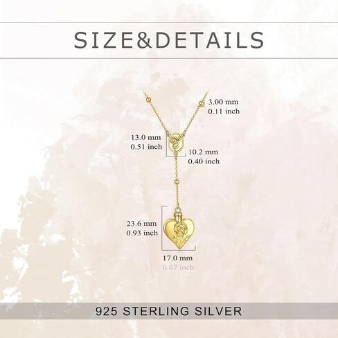 TIGER RIDER Gold Plated Sterling Silver LDR Stash Snuffle Spoon Necklace Hidden Scoop Rosary Chain Rose and Snake Pendant in Kuwait