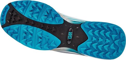 Cricket Shoes Maestro All Rounder - Light Weight Durable Performance Cricket Footwear by Gunn & Moore - Rubber Sole Blue White (US in Saudi Arabia