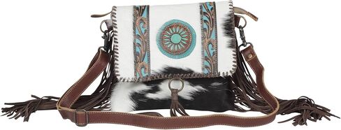 Myra Bag Women's Dreamcatcher Hand Tooled Black One Size in Saudi Arabia
