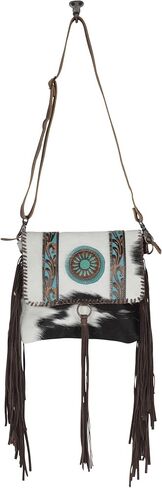 Myra Bag Women's Dreamcatcher Hand Tooled Black One Size in Saudi Arabia