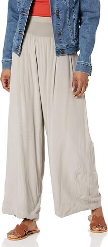 M Made in Italy Women's Elastic-Waist Wide Leg Maxi Palazzo Pants in Saudi Arabia