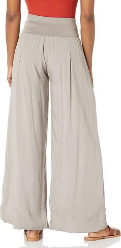 M Made in Italy Women's Elastic-Waist Wide Leg Maxi Palazzo Pants in Saudi Arabia