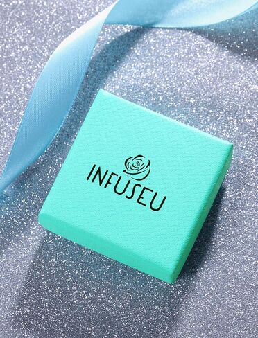 INFUSEU أقراط من الفضة الإسترلينية على شكل عقدة الحب للنساء والفتيات، هدايا حب رومانسية للأبد للصديقة/الزوجة/الابنة in Saudi Arabia