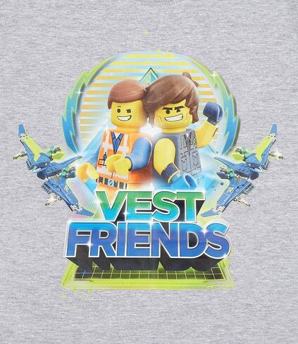 Lego Movie 2 Emmet and Rex Vest Friends Boys T-Shirt in Saudi Arabia