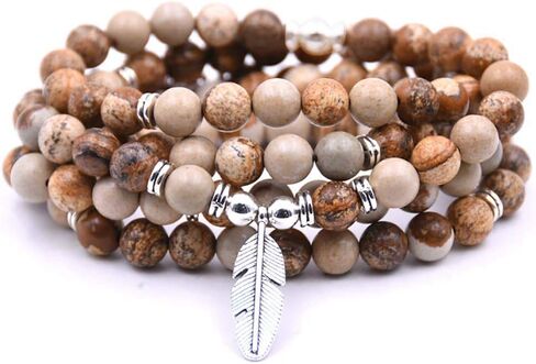 ذاتية الاستكشاف 108 حبة اليابان مالا سوار التأمل قلادة للرجال أو النساء مجوهرات اليوغا in Kuwait