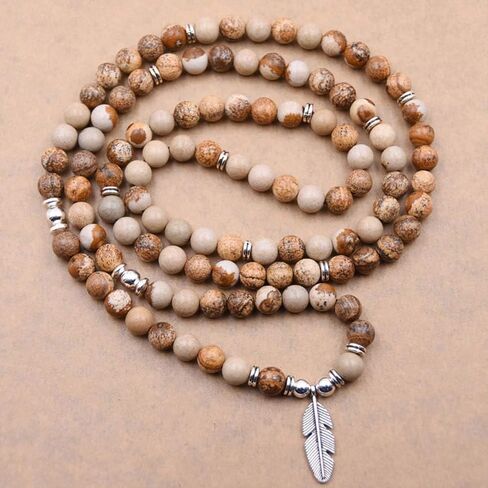 ذاتية الاستكشاف 108 حبة اليابان مالا سوار التأمل قلادة للرجال أو النساء مجوهرات اليوغا in Kuwait