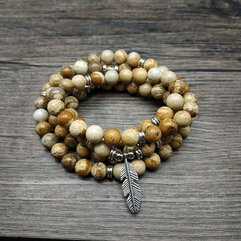 ذاتية الاستكشاف 108 حبة اليابان مالا سوار التأمل قلادة للرجال أو النساء مجوهرات اليوغا in Kuwait