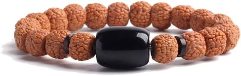 الملونة بلينغ اليدوية بذور Rudraksha التبتية سوار المعصم التأمل الخرز الصلاة مالا تمتد سوار بوذا اليوغا للنساء والرجال المجوهرات in Saudi Arabia