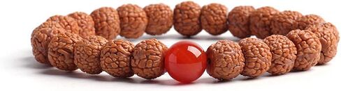 الملونة بلينغ اليدوية بذور Rudraksha التبتية سوار المعصم التأمل الخرز الصلاة مالا تمتد سوار بوذا اليوغا للنساء والرجال المجوهرات in Saudi Arabia