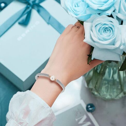 JENDEAR Pearl Braided Bracelets for Women Girls Friendship Couple Rope Bracelets Handmade Jewelry in Saudi Arabia